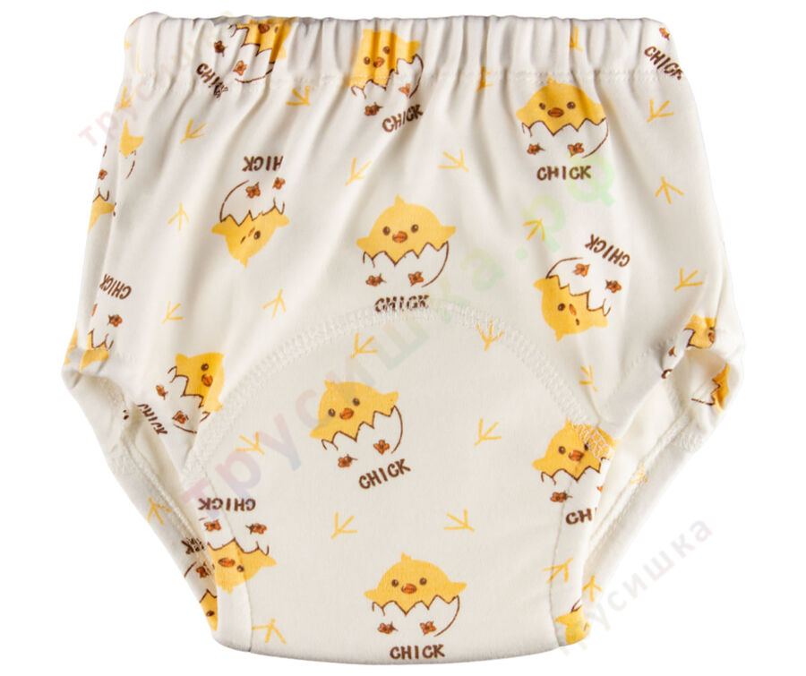 Трусики Simian Kids Цыплята на белом