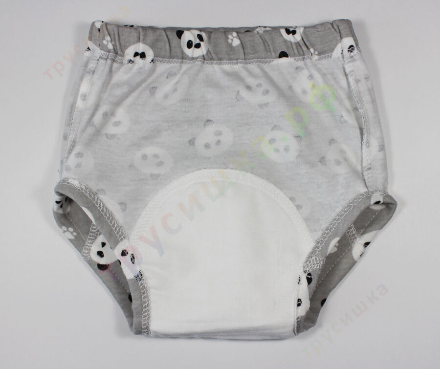 Трусики Simian Kids Панды на сером