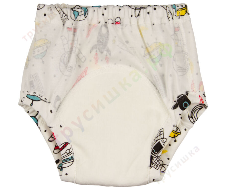 Трусики Simian Kids Строительные машины В космосе Динозаврики(комплект 3 шт)