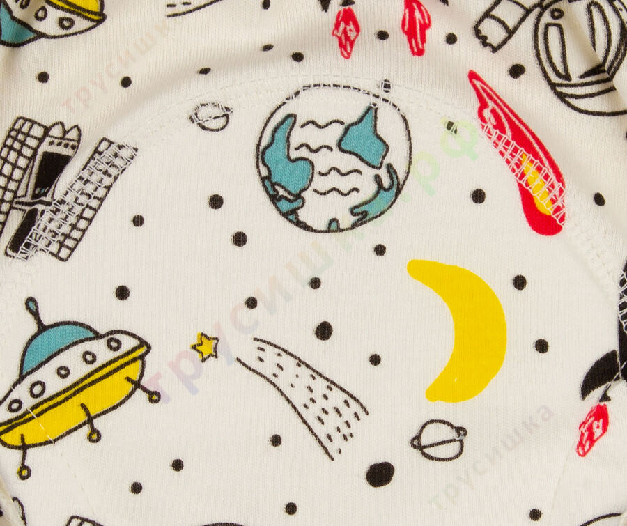Трусики Simian Kids Строительные машины В космосе Динозаврики(комплект 3 шт)