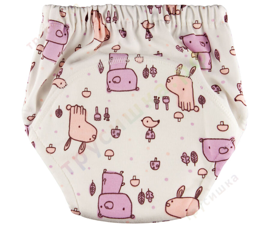 Трусики Simian Kids Розовые и фиолетовые звери