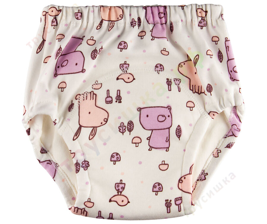 Трусики Simian Kids Розовые и фиолетовые звери