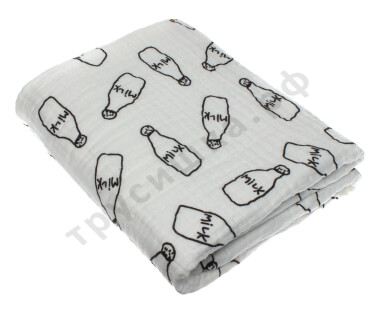 Муслиновое одеяло Молоко, хлопок, 8 слоев