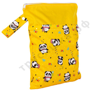 Непромокаемая сумочка Панды/Желтый