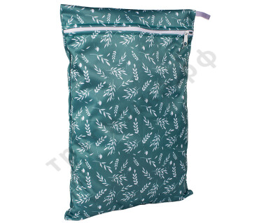 Непромокаемая сумочка Колоски на зеленом (классика)