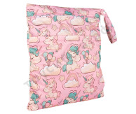 Непромокаемая сумочка Розовый единорог